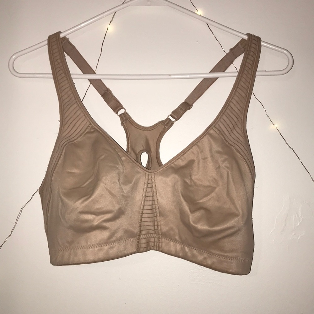 nude no padding sports bra